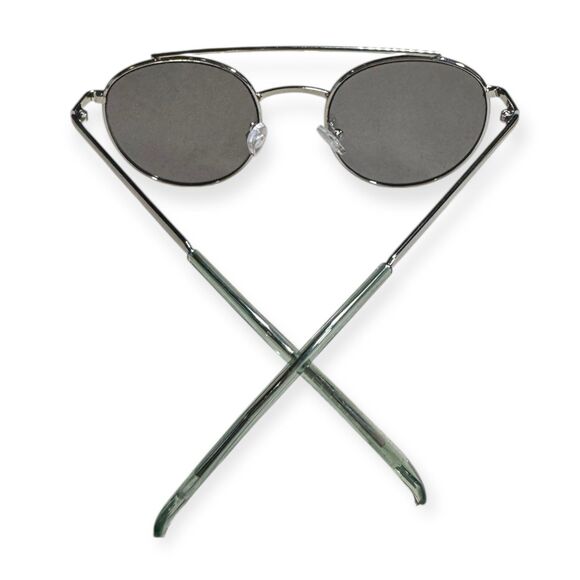 Foster Grant Aviator Sunglasses Pilot Silver‎ Mirrored Lens Shades Retro